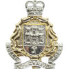 Gibralter Regiment Anodised (Staybrite) Cap Badge