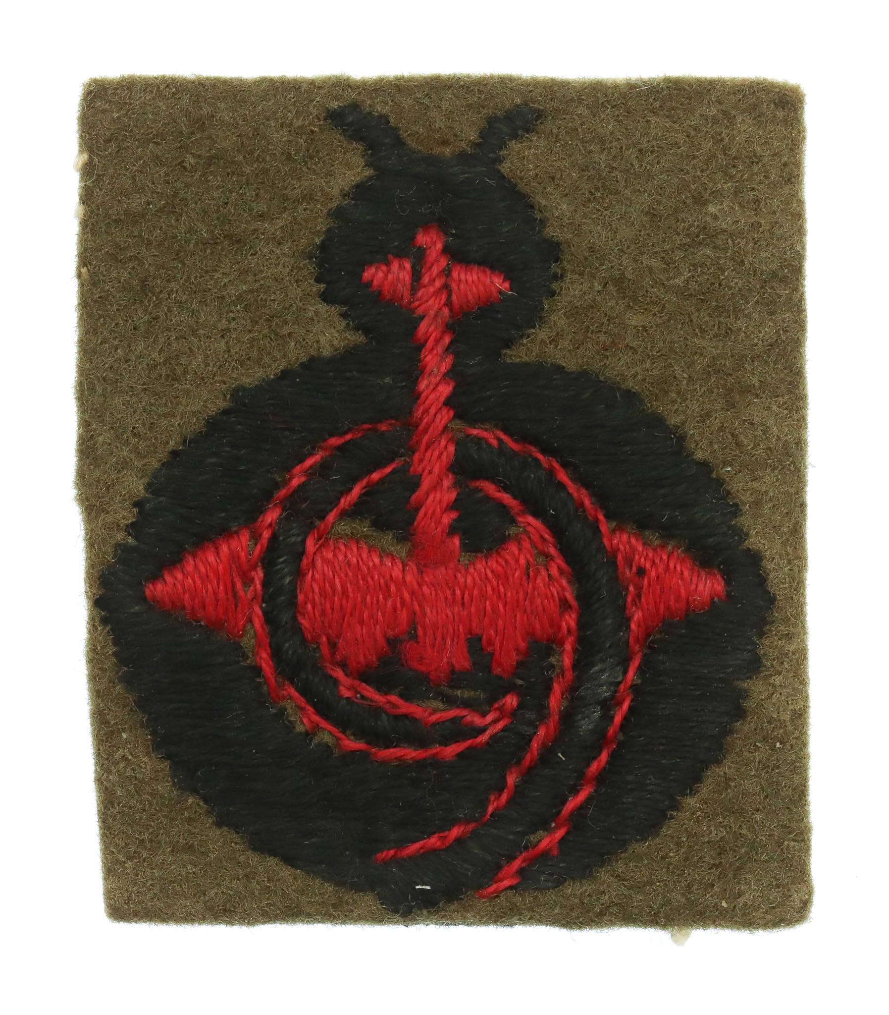 9th Anti-Aircraft Division Cloth Formation Sign