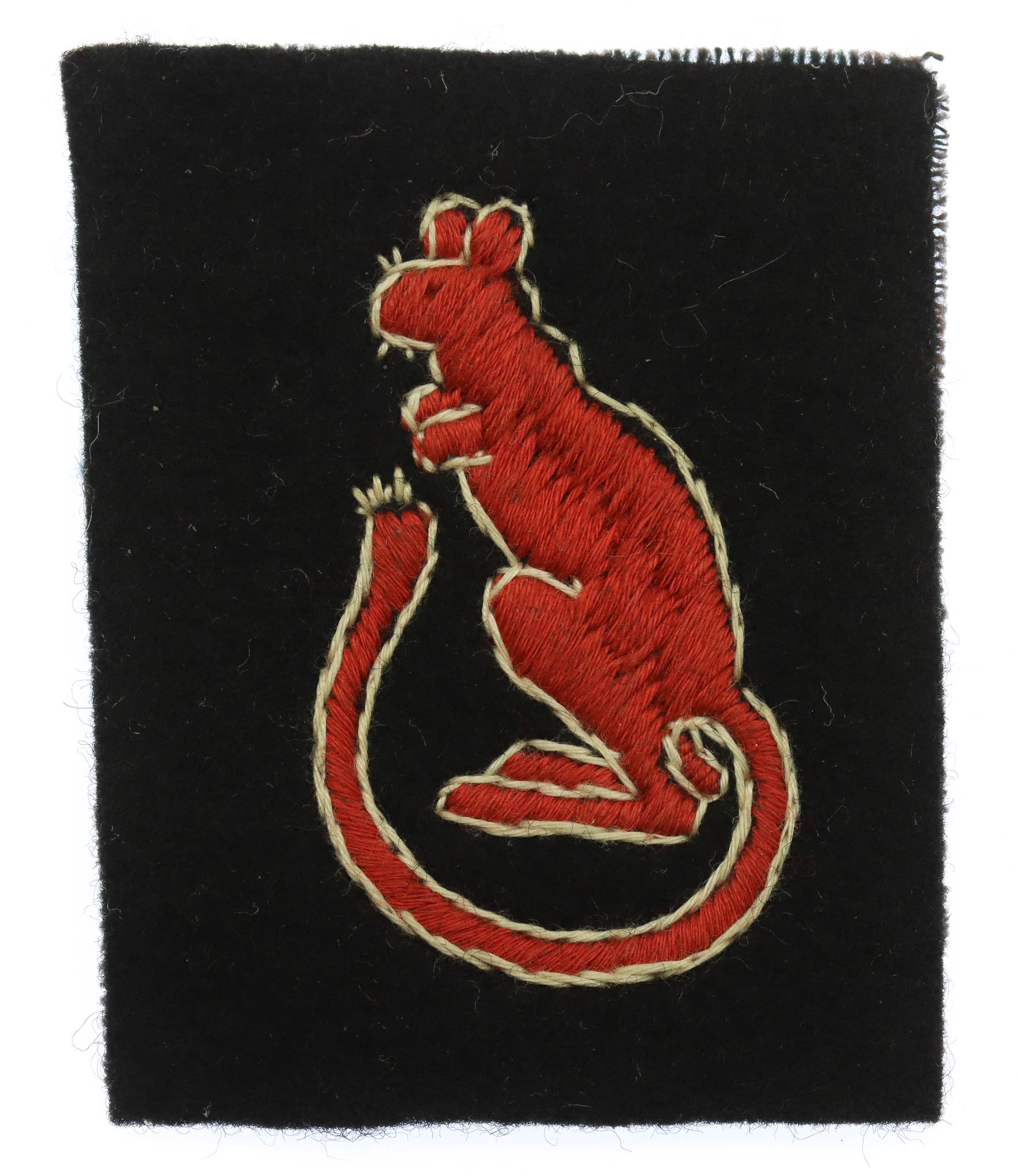 7th Armoured Division Cloth Formation Sign