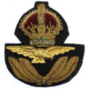 Royal Air Force (R.A.F.) Officer's Cap Badge - King's Crown