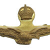 Royal Air Force (R.A.F.) Officer's Field Service Cap Badge - King's Crown