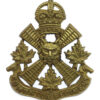 Canadian Edmonton Regiment Cap Badge - King's Crown