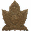 Canadian The Perth Regiment Cap Badge - King's Crown