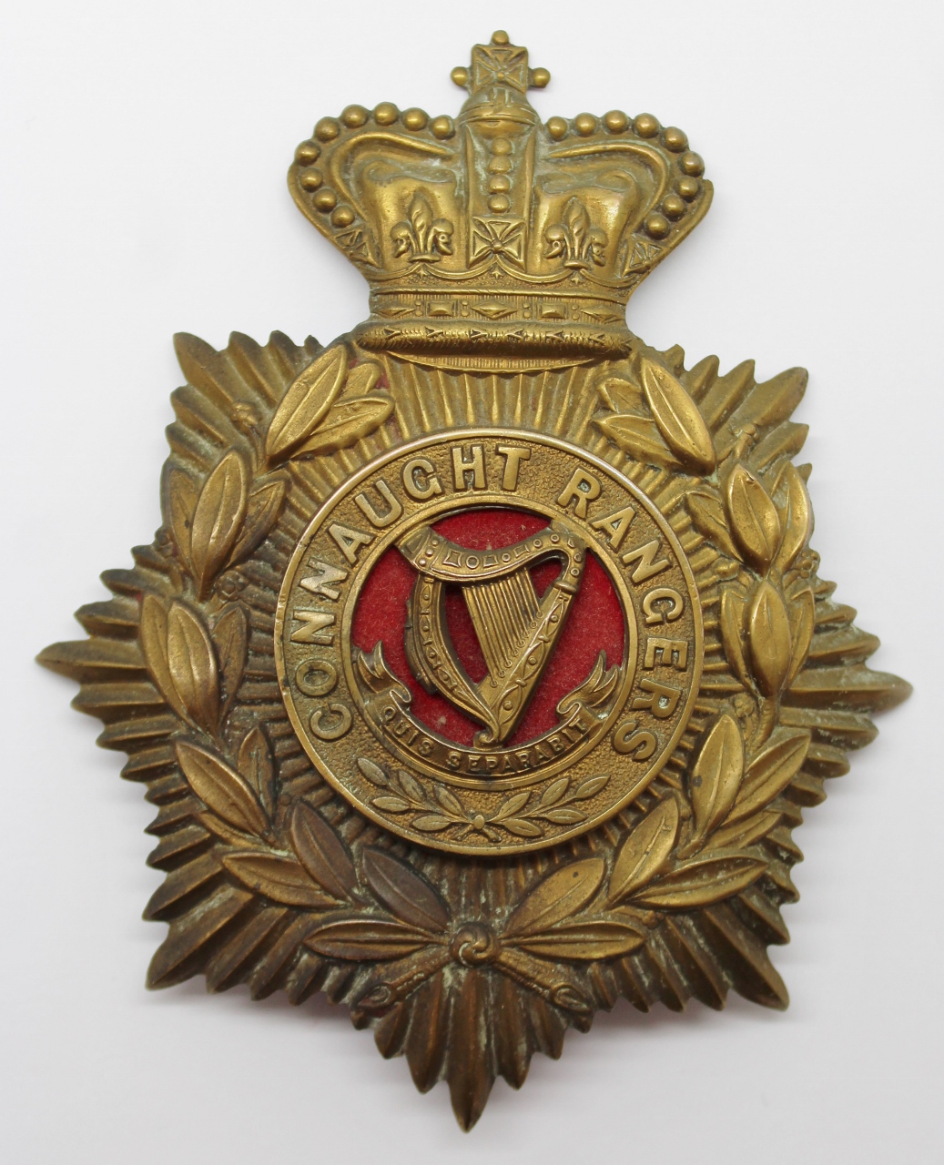 Victorian Connaught Rangers Helmet Plate