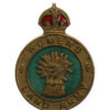 WW2 Women's Land Army Enamelled Hat / Lapel Badge