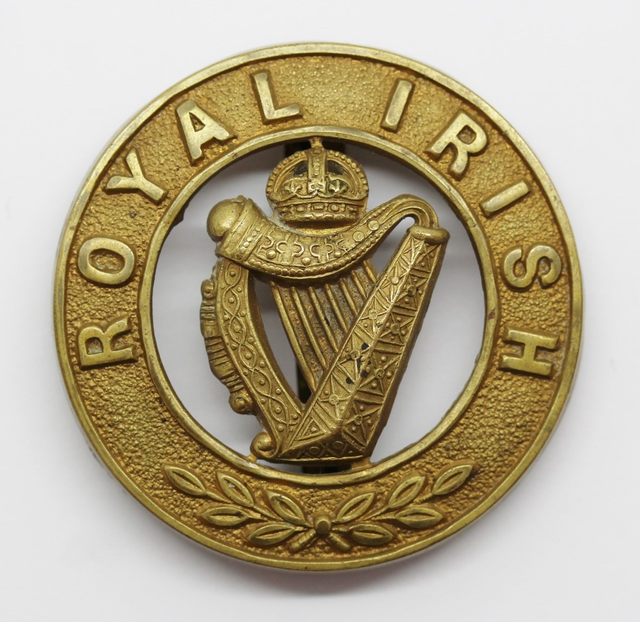 Royal Irish Regiment Pagri Badge - King's Crown