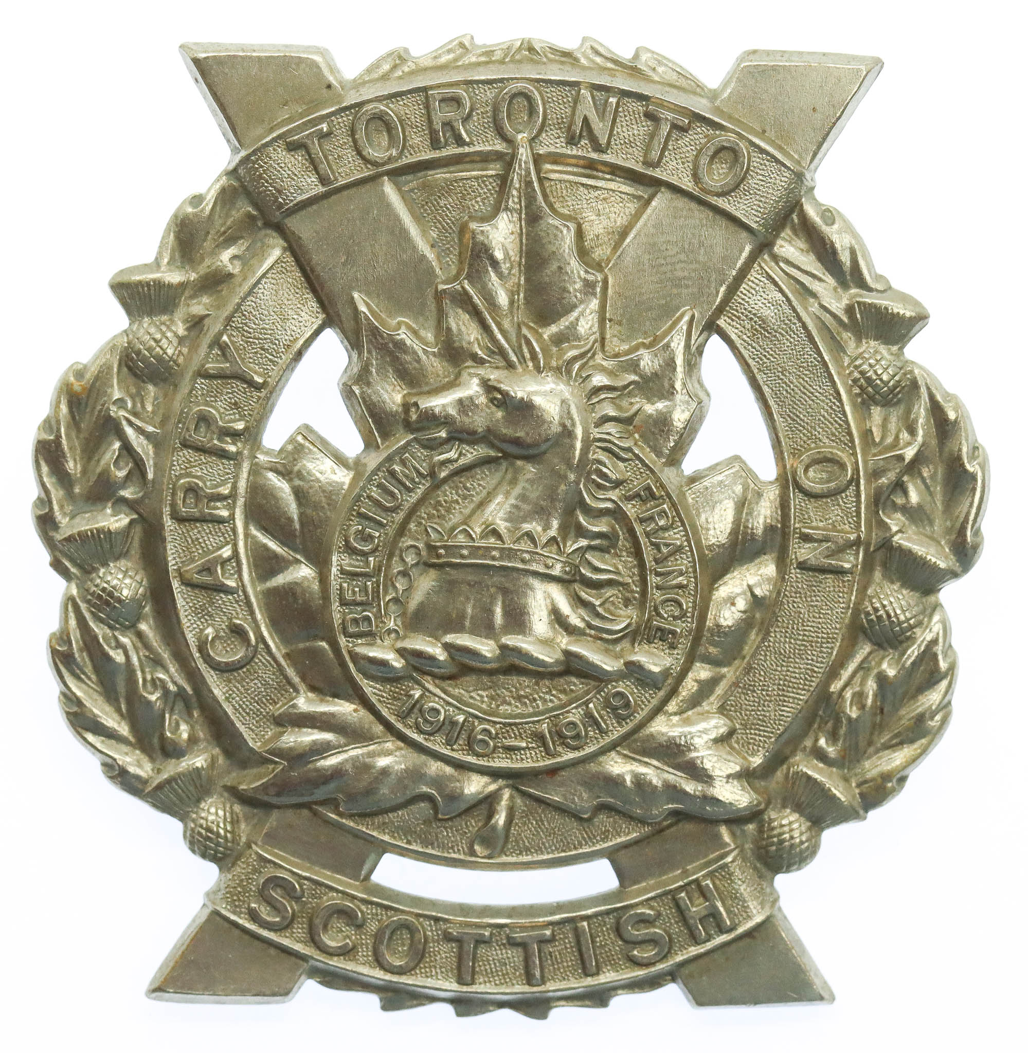 Canadian Toronto Scottish Cap Badge