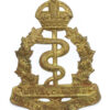 Royal Canadian Army Medical Corps Cap Badge - King's Crown