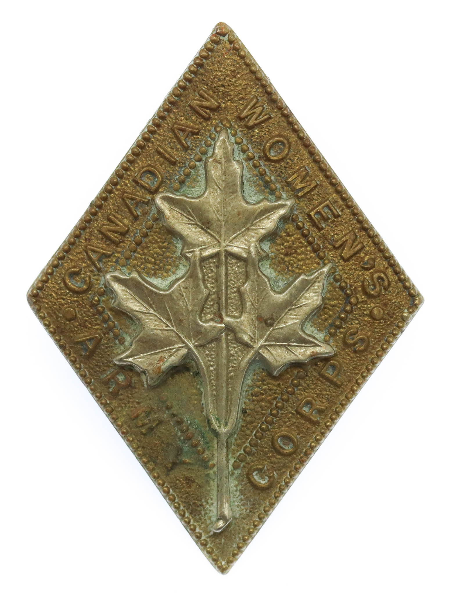 Canadian Women's Army Corps Cap Badge 