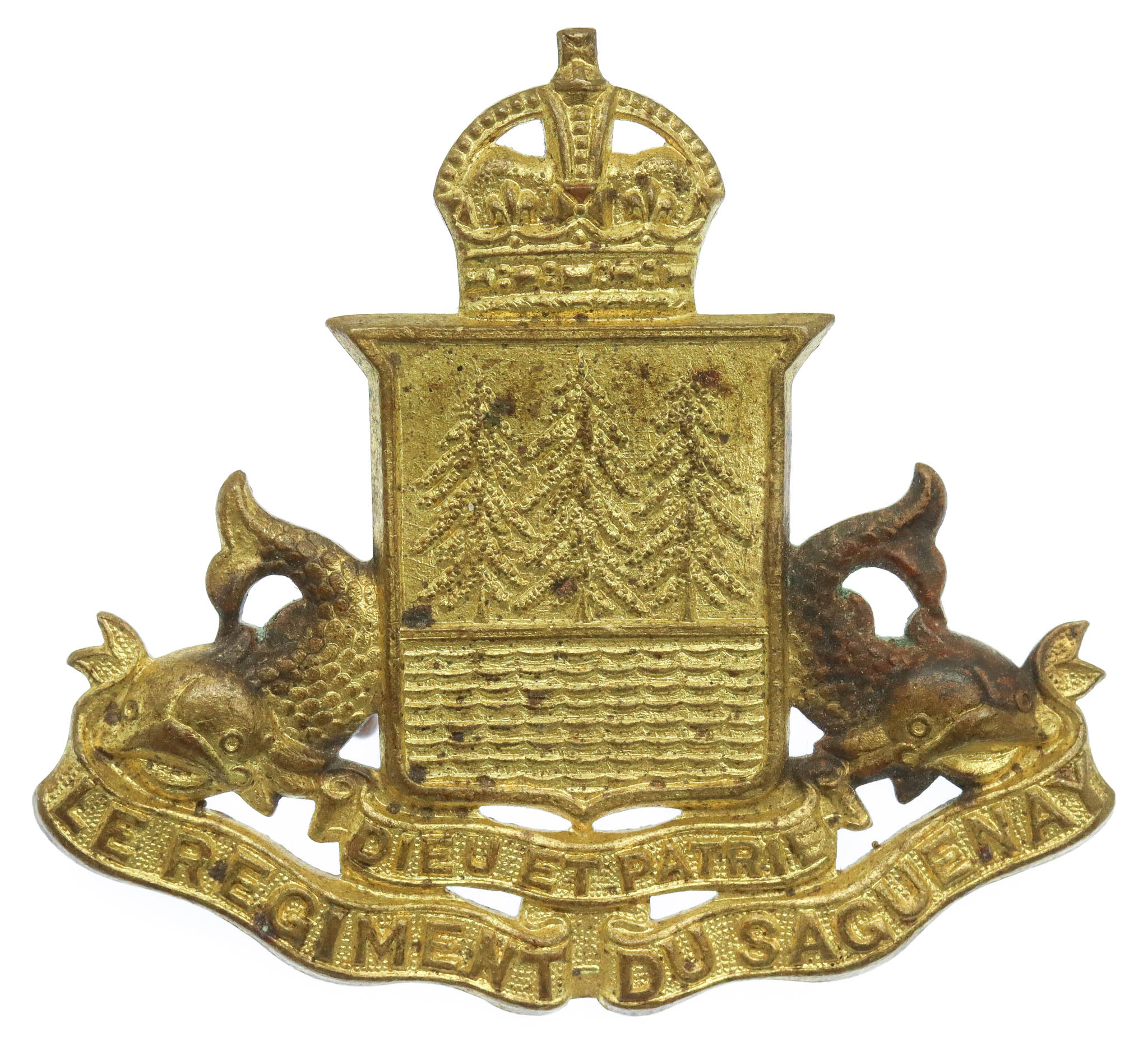 Canadian Le Regiment du Saguenay Cap Badge