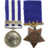 Egypt Medal (Clasp - Tel-El-Kebir) and 1882 Khedives Star - Pte. R. McKenzie, 2nd Bn. Seaforth Highlanders