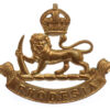 Southern Rhodesia Staff Corps Cap Badge - King's Crown