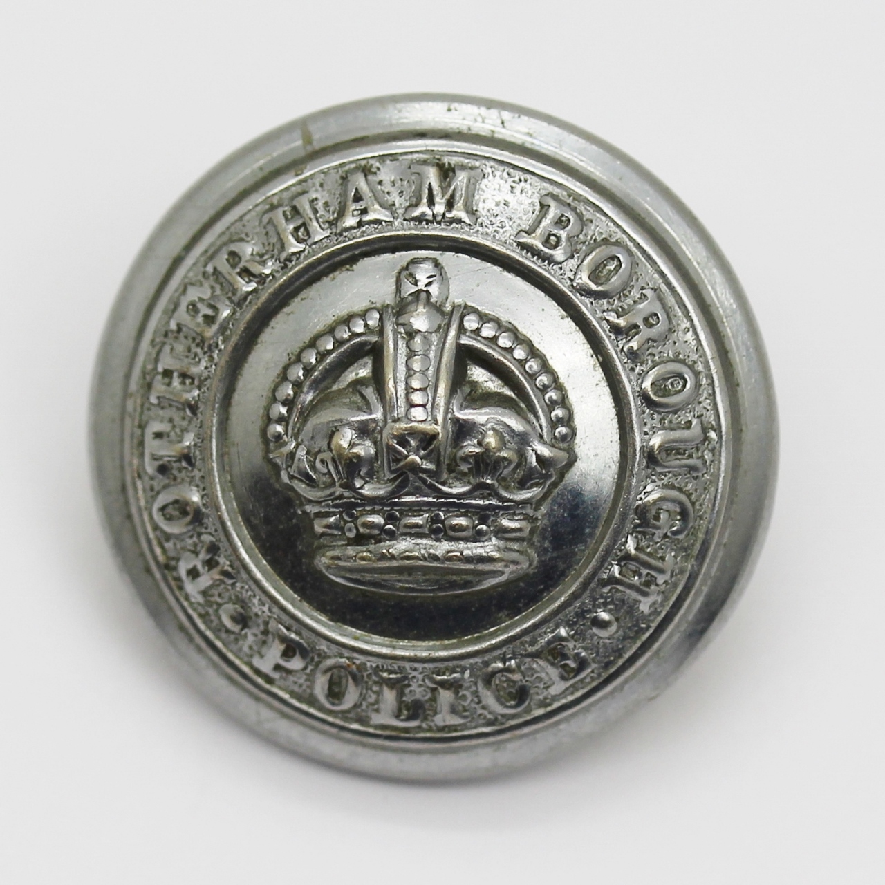 Rotherham Borough Police Button - King's Crown (Large)