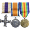 WW1 Military Cross, British War & Victory Medal Group - Lieut. D.W. Emery, Royal Artillery