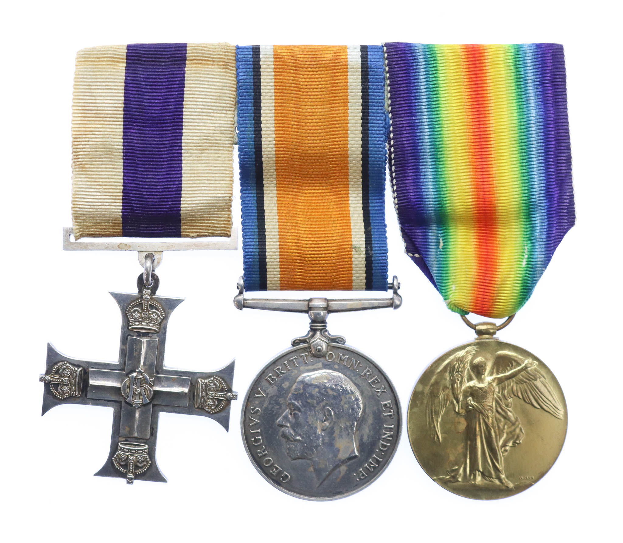 WW1 Military Cross, British War & Victory Medal Group - Lieut. D.W. Emery, Royal Artillery
