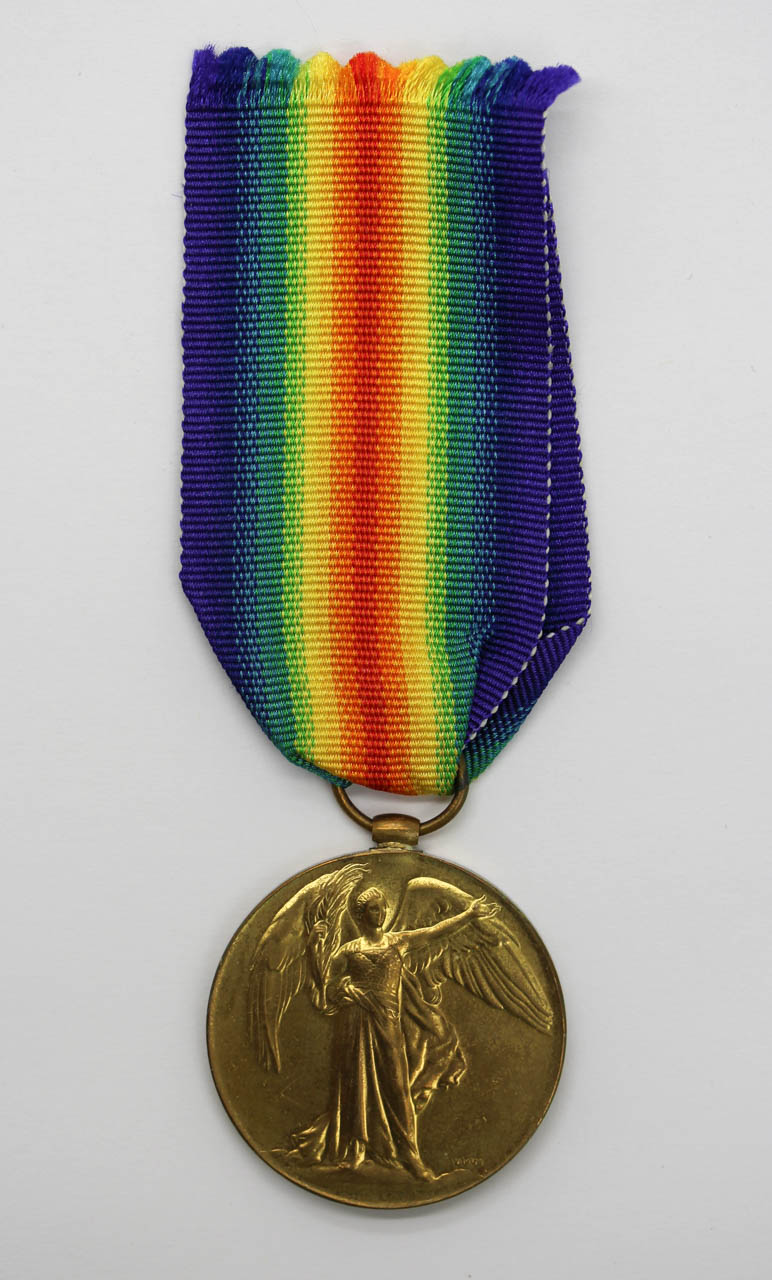 WW1 Victory Medal - Pte. F. Biggins, 7th Bn. King's Own Scottish Borderers