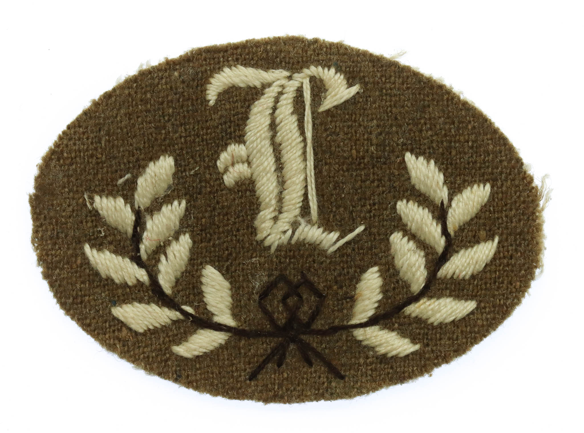 British Army Gun Layer (L) Cloth Proficiency Arm Badge