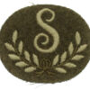 British Army Surveyor (S) Cloth Proficiency Arm Badge