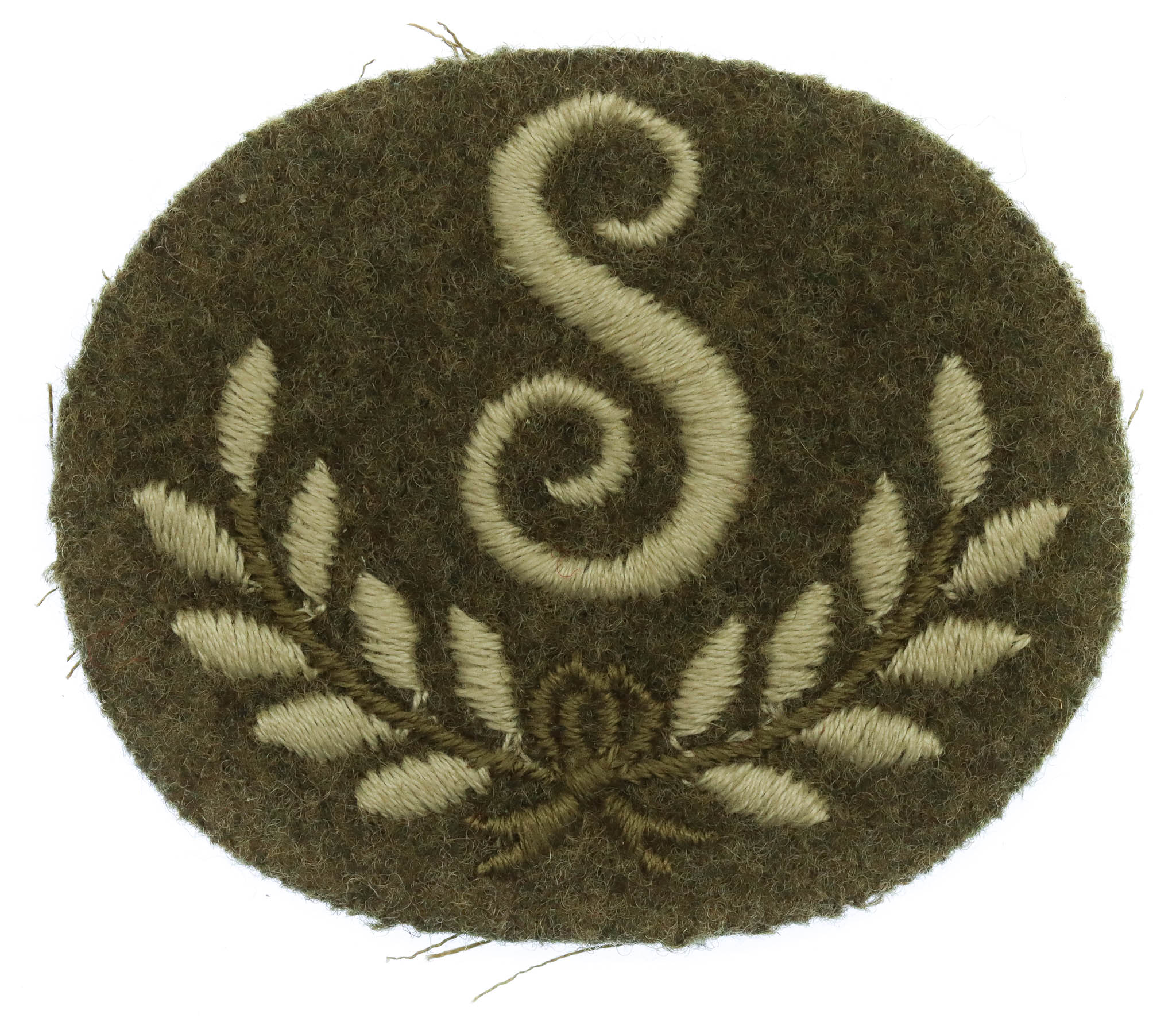 British Army Surveyor (S) Cloth Proficiency Arm Badge