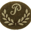 British Army Plotter (P) (Royal Artillery & ATS) Cloth Proficiency Arm Badge