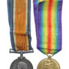 WW1 British War & Victory Medal Pair - Pte. A.R. Lee, 12th Bn. Durham Light Infantry (Later served with the Worcestershire Regiment & Royal Munster Fusiliers)