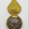 Royal Dublin Fusiliers Officer's Silver & Gilt Glengarry Badge