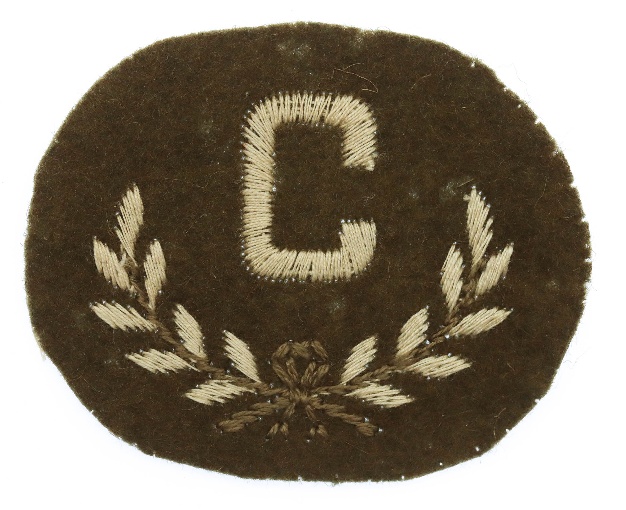 British Army 'C' Class Tradesman Cloth Arm Badge