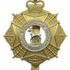 Canadian South Saskatchewan Regiment Cap Badge - Queen's Crown