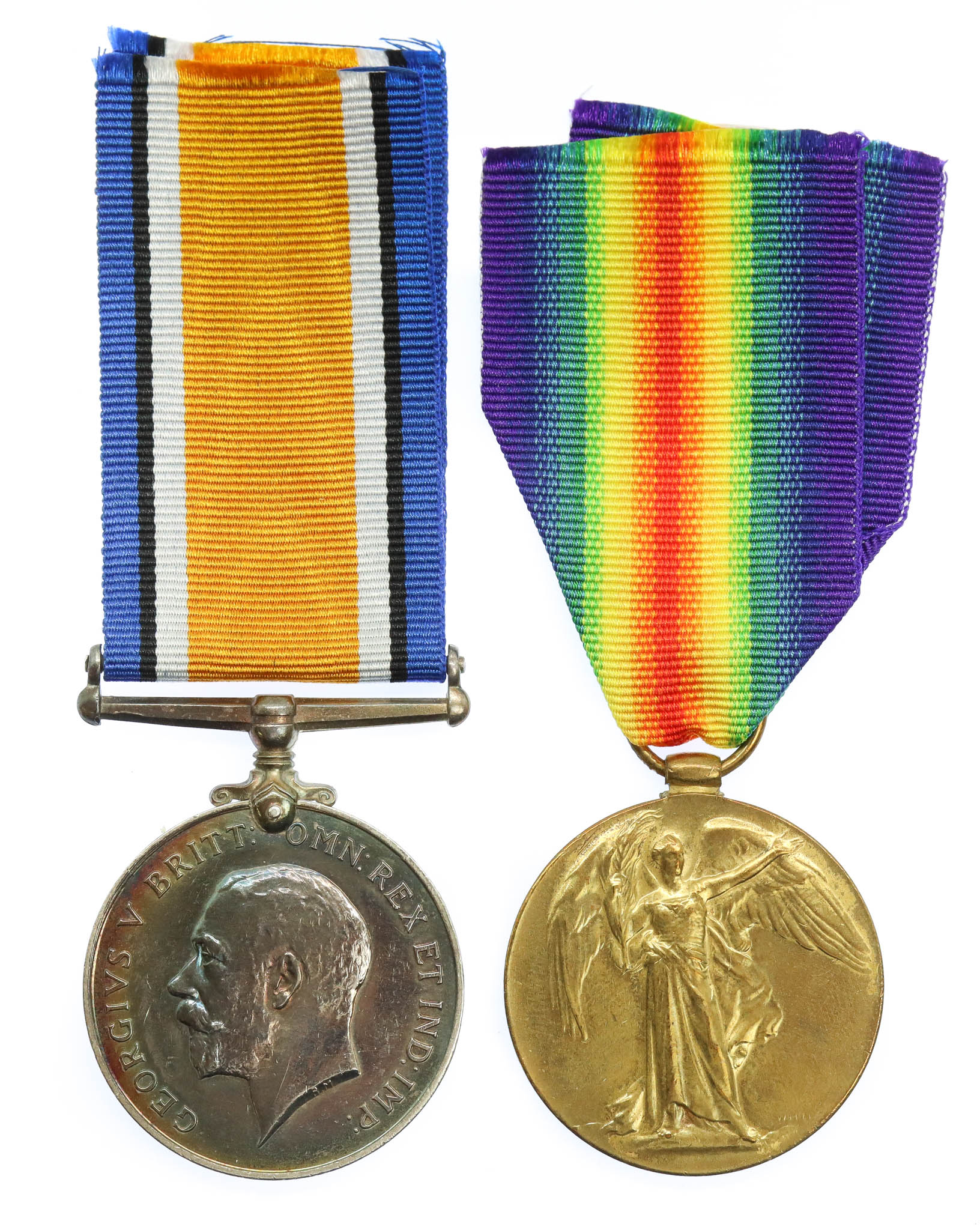 WW1 British War & Victory Medal Pair - Cpl. J. Bowyer, Gloucestershire Regiment