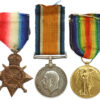 WW1 1914-15 Star Medal Trio - Pte. L.E. Trussell, Royal Army Medical Corps