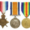 WW1 1914-15 Star Medal Trio - Pte. J.L. Harrison, Norfolk Regiment