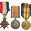 WW1 1914-15 Star Medal Trio - Pte. J. Sabin, Royal Army Medical Corps