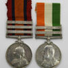 Queen's South Africa (Clasps - Relief of Kimberley, Paardeberg, Johannesburg) and King's South Africa (Clasps - South Africa 1901, South Africa 1902) Medal Pair - Pte. G. Wapling, Norfolk Regiment