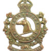 Canadian Sherbrooke Regiment Cap Badge - King's Crown