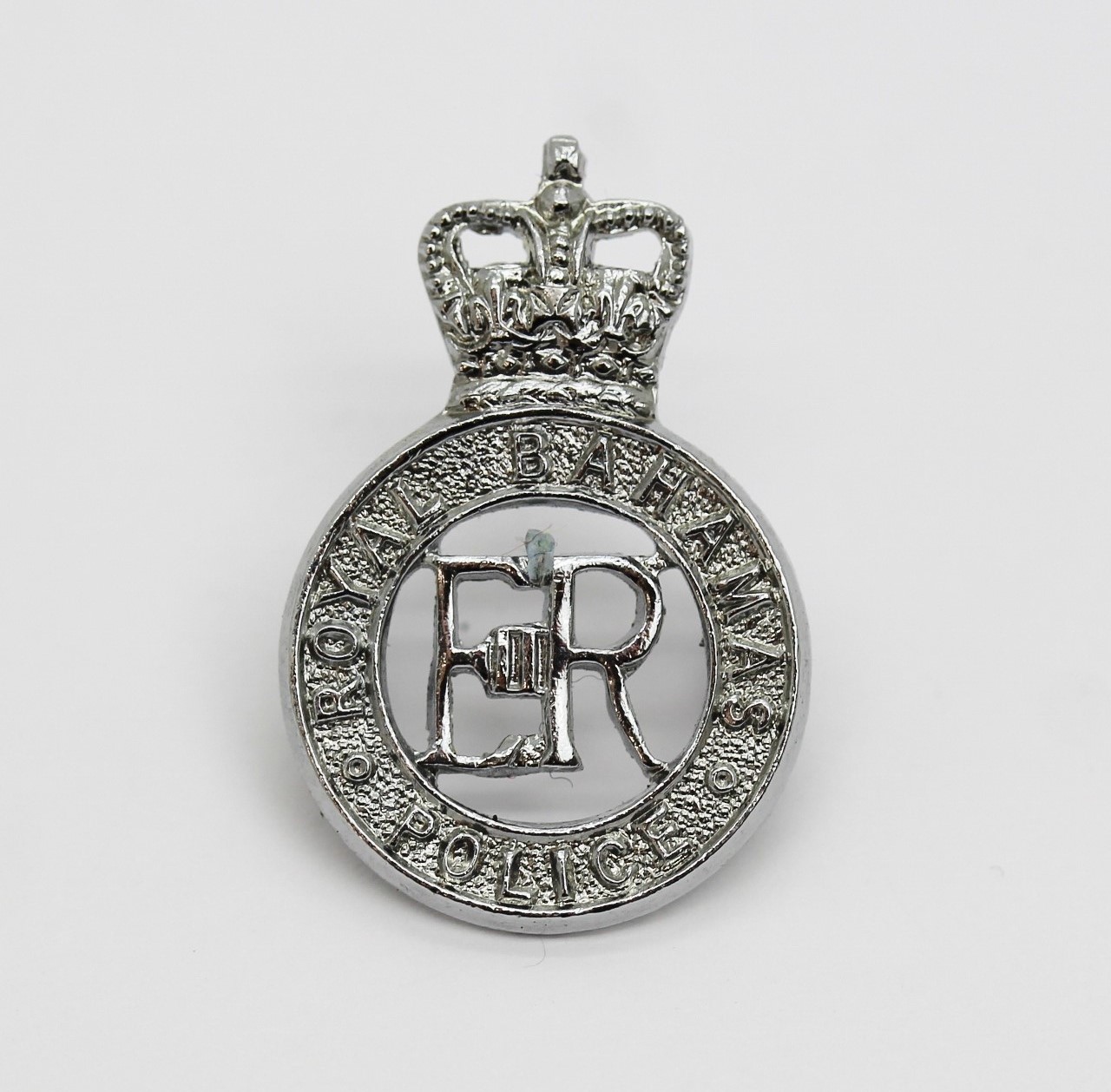 Royal Bahamas Police Collar Badge - Queen's Crown