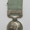 Army of India Medal (Clasp - Bhurtpoor) - Sgt. Major T. Coughlan, 6th Native Light Infantry
