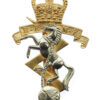Royal Electrical & Mechanical Engineers (R.E.M.E.) Bi-Metal Cap Badge - Queen's Crown