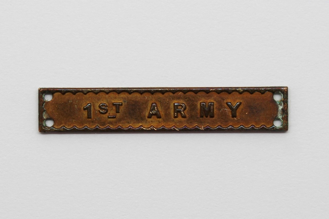 WW2 1st Army Medal Clasp for Africa Star