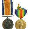WW1 British War & Victory Medal Pair - Pte. F.C. Morton, Northumberland Fusiliers