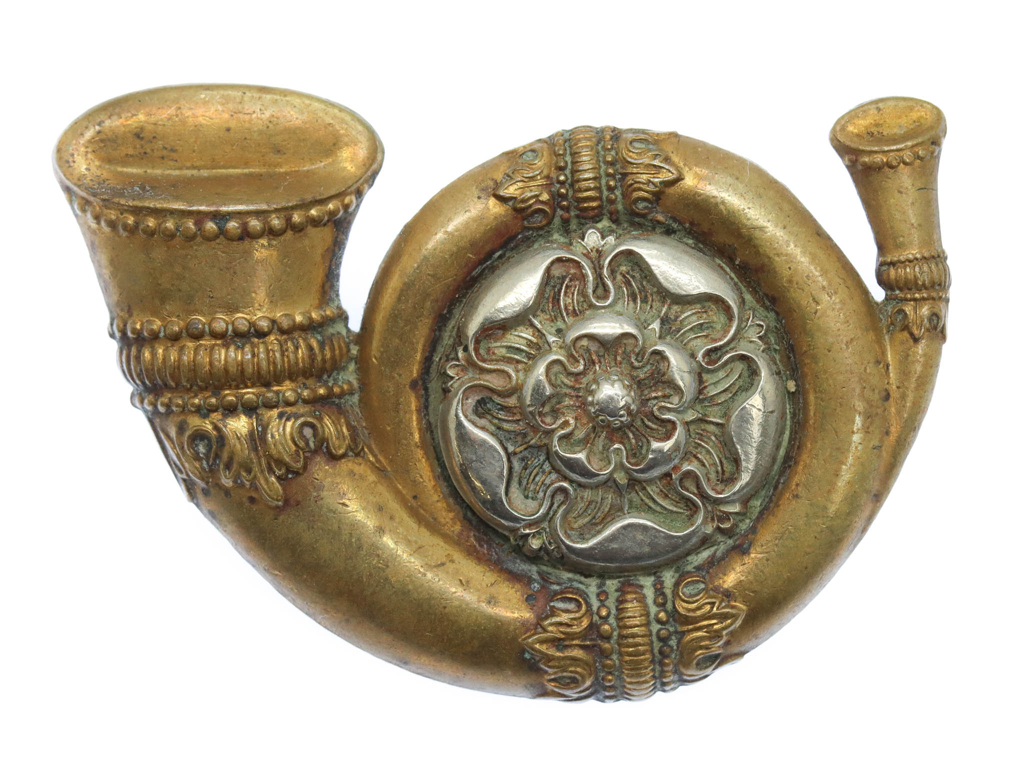 Victorian King's Own Yorkshire Light Infantry (K.O.Y.L.I.) 'Smasher Hat' Badge