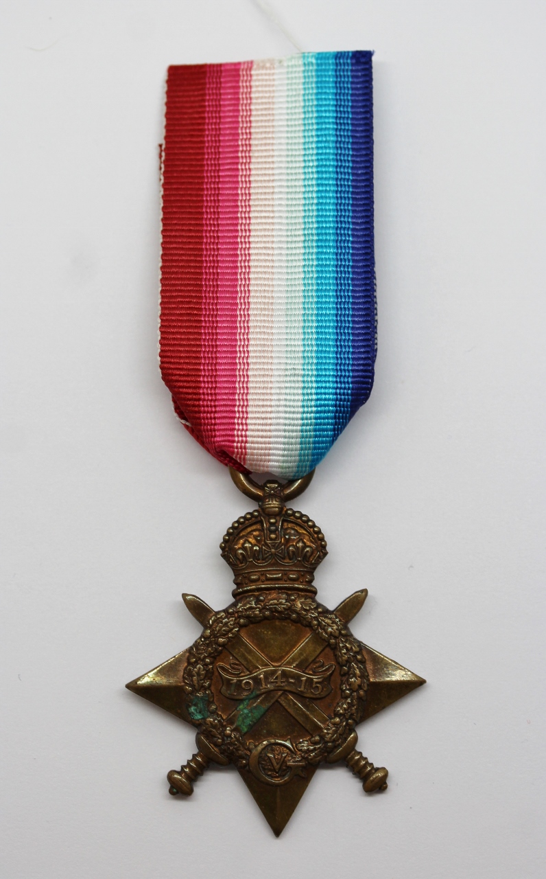WW1 1914-15 Star - Pte. W. Gibson, 8th Bn. Northumberland Fusiliers