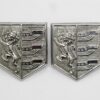 Pair of Ipswich Borough Police Collar Badges