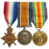 WW1 1914-15 Star Medal Trio - Dvr. J. Pollard, Royal Field Artillery