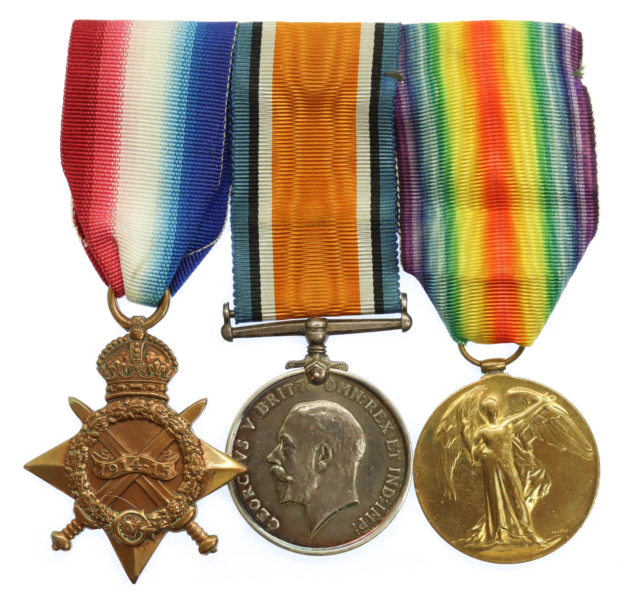 WW1 1914-15 Star Medal Trio - Dvr. J. Pollard, Royal Field Artillery