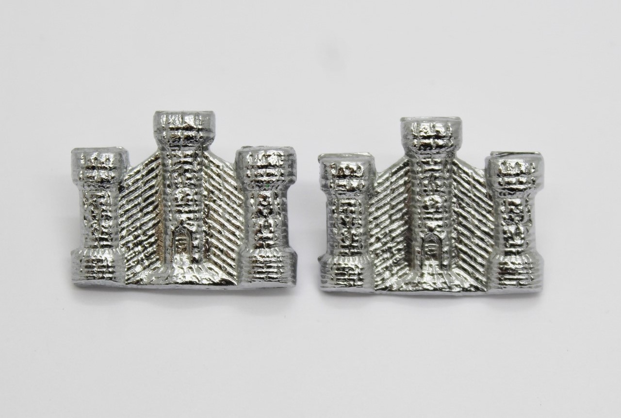Pair of Exeter City Police Collar Badges