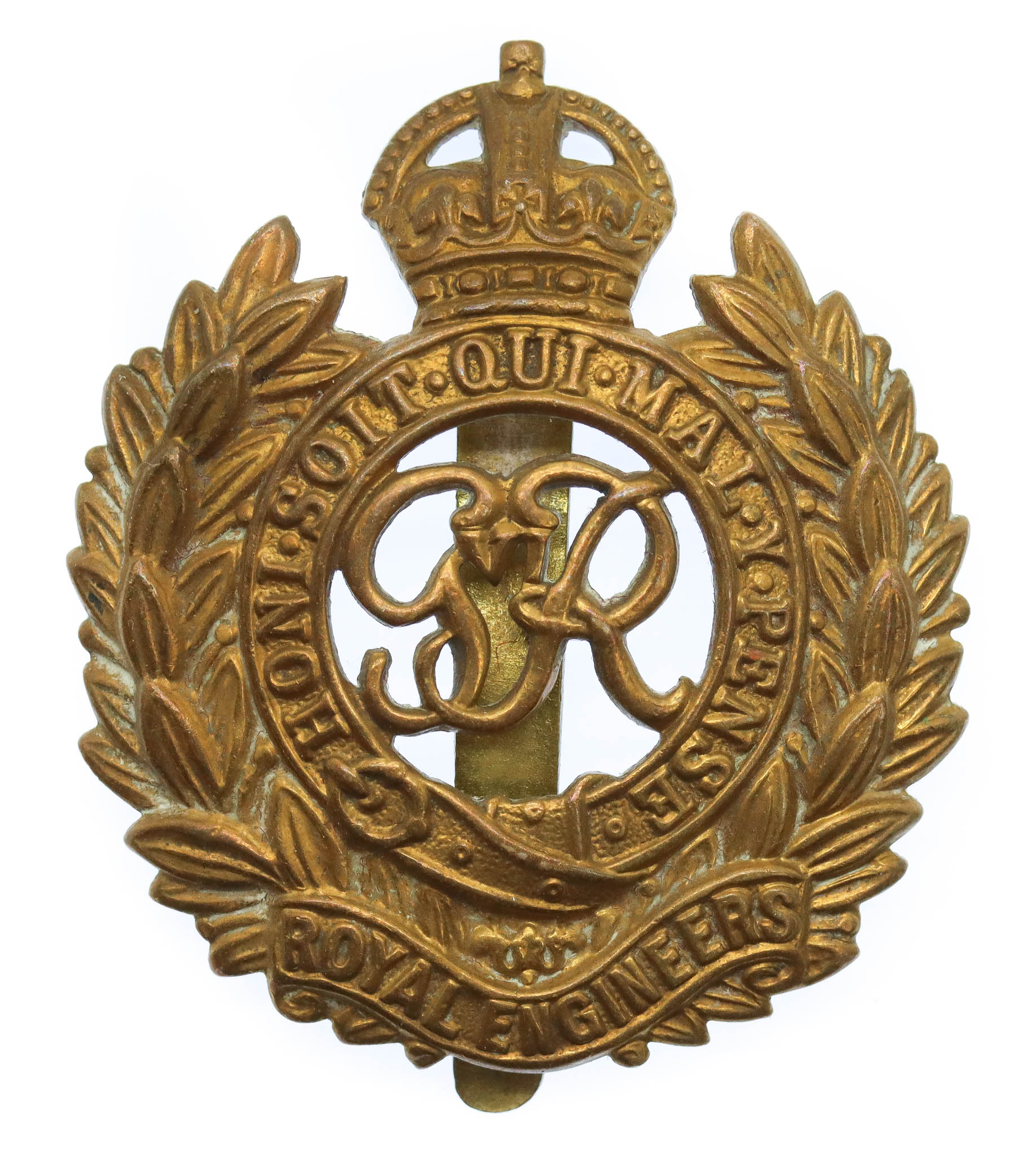 George VI Royal Engineers Cap Badge