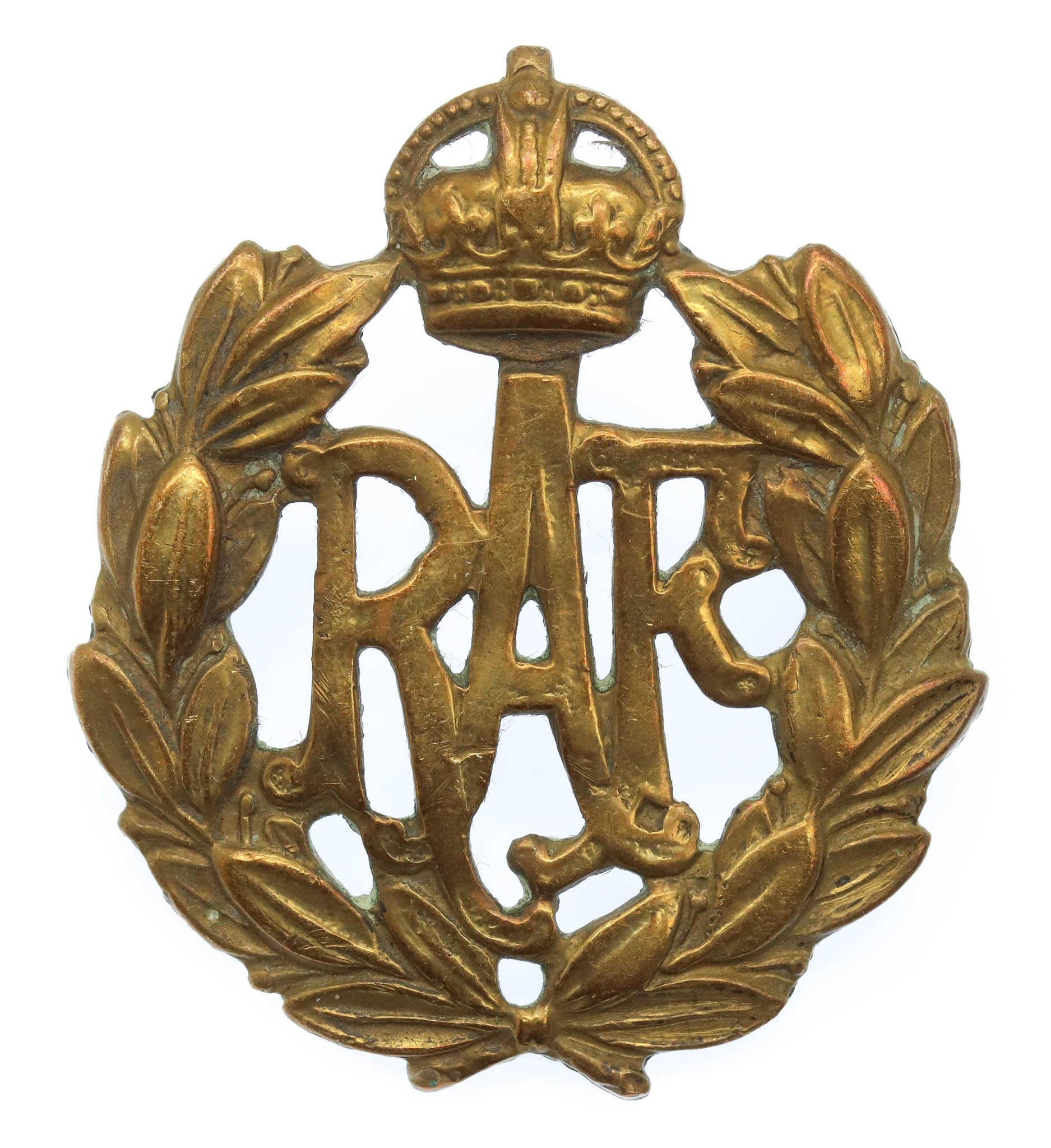 Royal Air Force (R.A.F.) Cap Badge - King's Crown