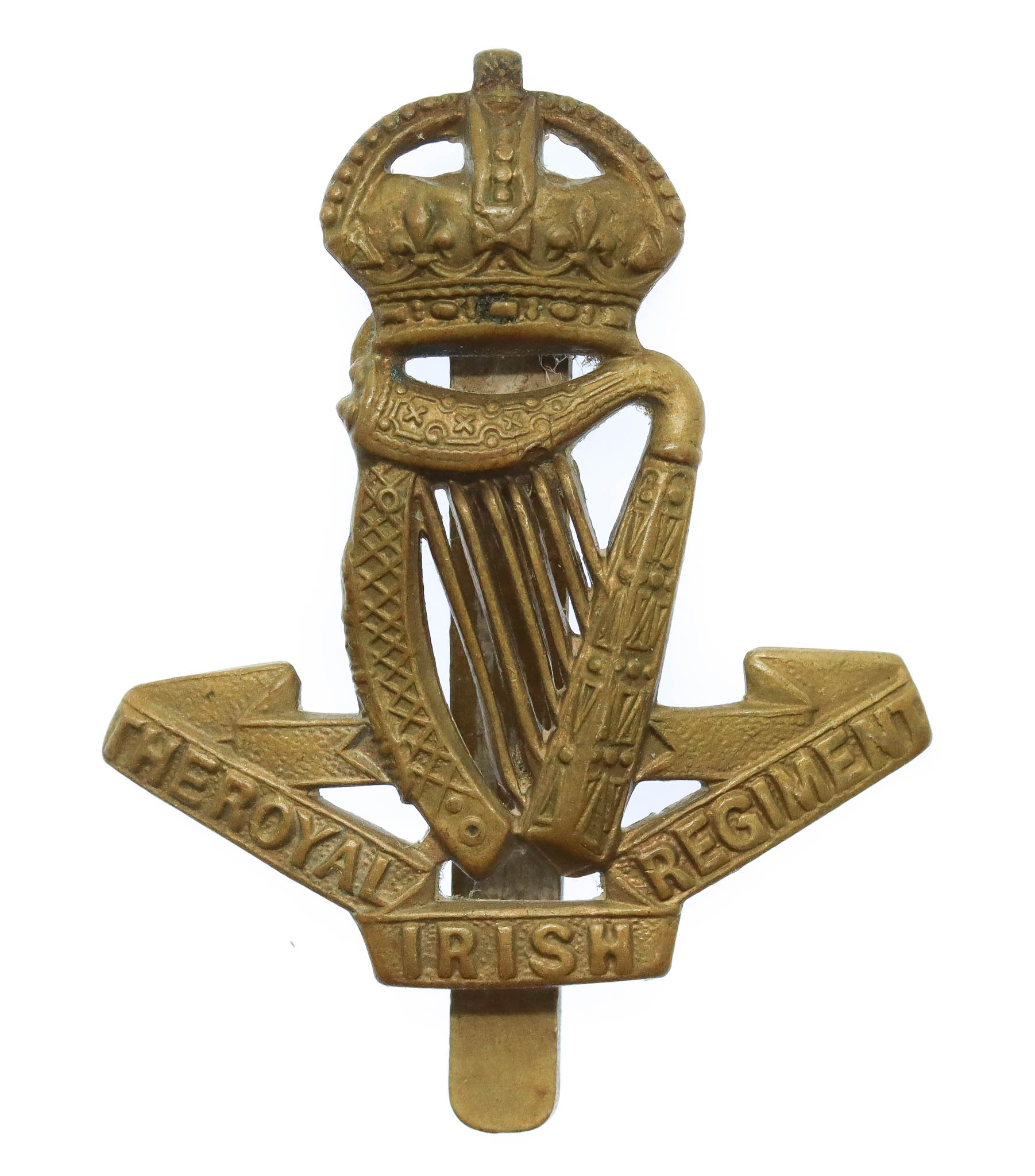 Royal Irish Regiment Cap Badge - King's Crown