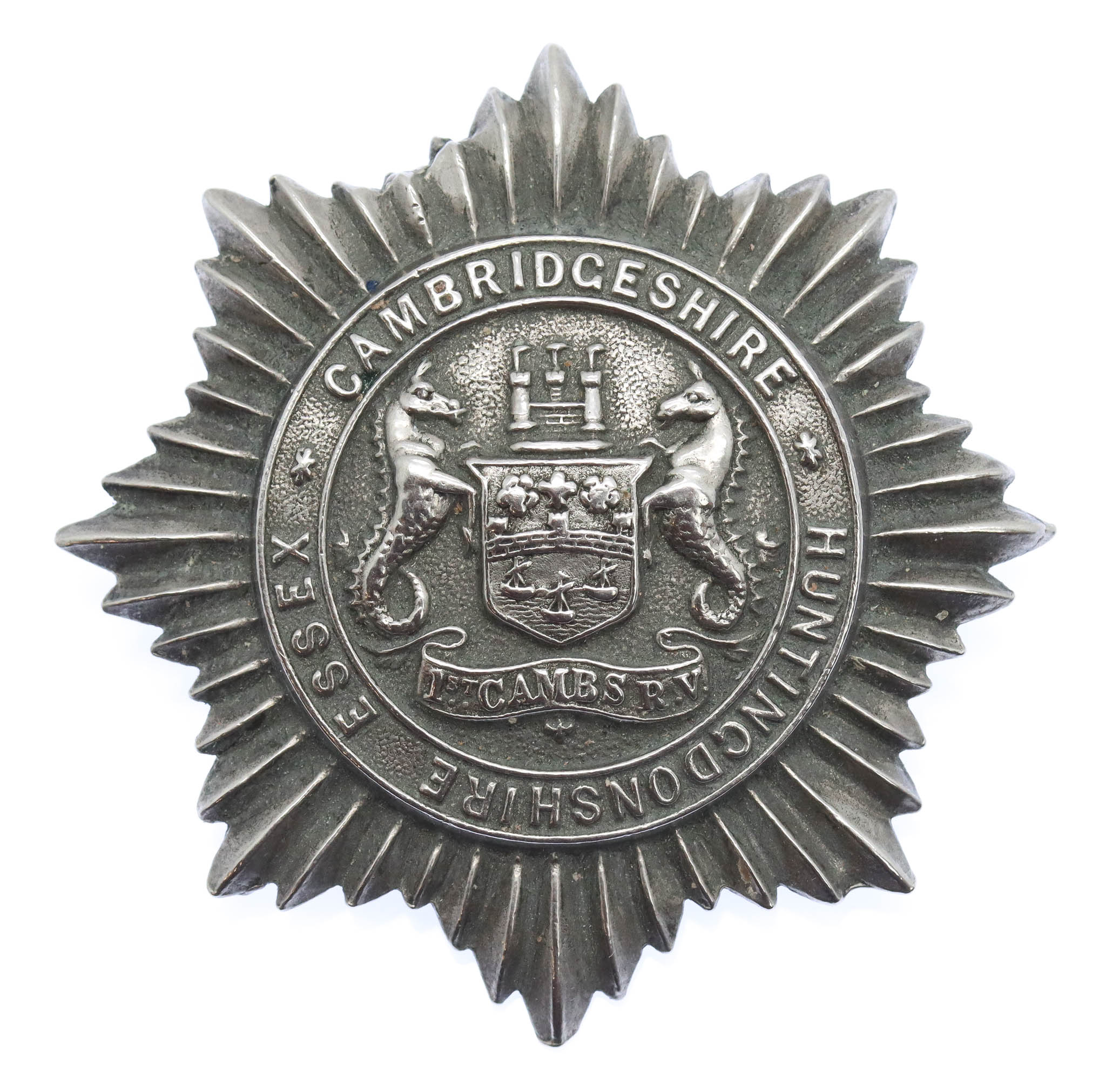 1st Cambridgeshire Rifle Volunteers (Essex, Cambridgeshire & Huntingdonshire) Cap Badge