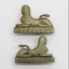 Pair of Dorsetshire Regiment Collar Badges